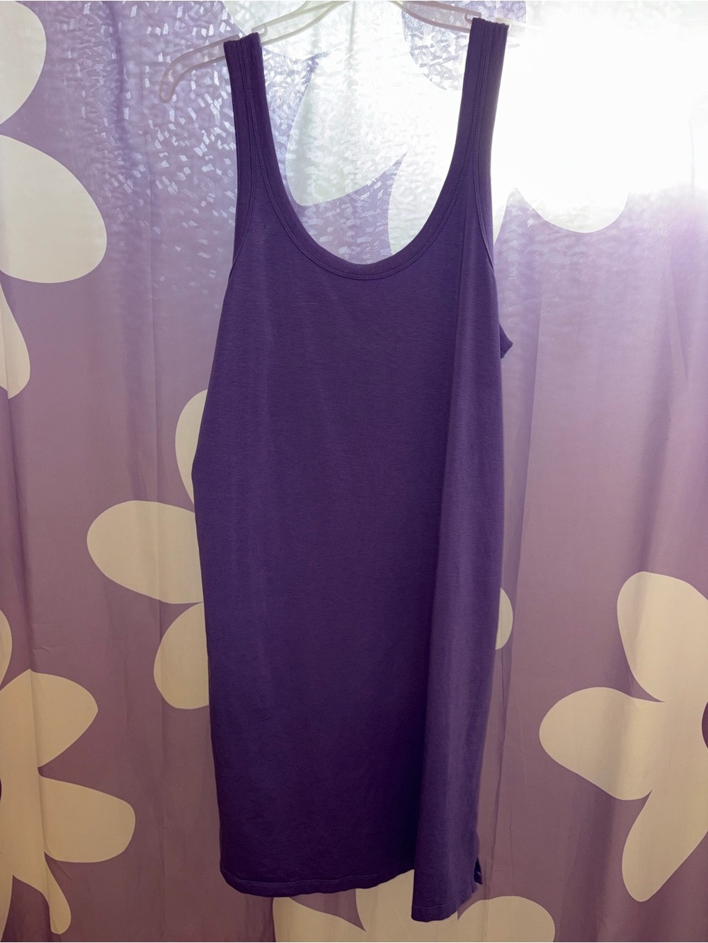 lululemon athletica Purple Scoop Neck Mini Tank Dress